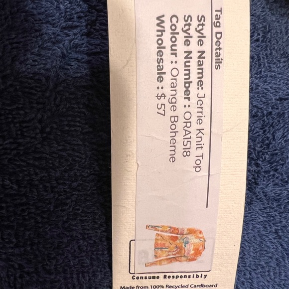 Celina Moon knit top Size Small - Picture 5 of 5